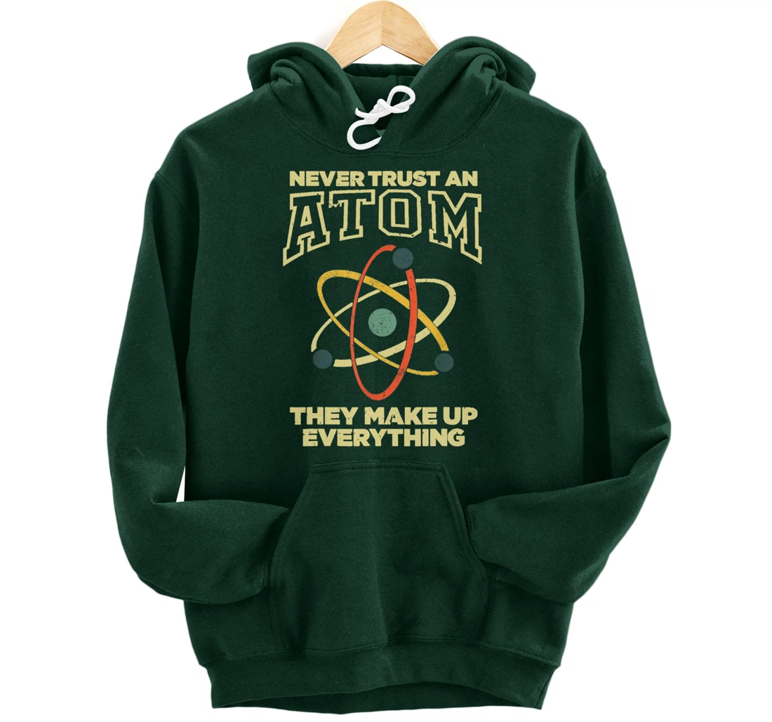 Funny Atom Art Men Women Stem Molecule Chemistry Pullover Hoodie