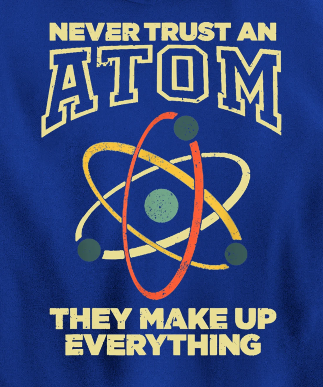 Funny Atom Art Men Women Stem Molecule Chemistry Pullover Hoodie