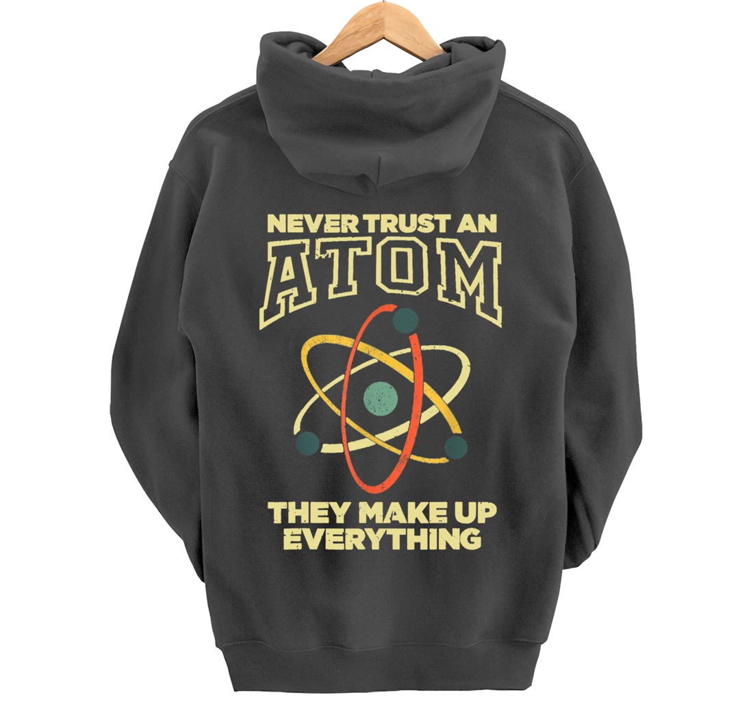 Funny Atom Art Men Women Stem Molecule Chemistry Pullover Hoodie