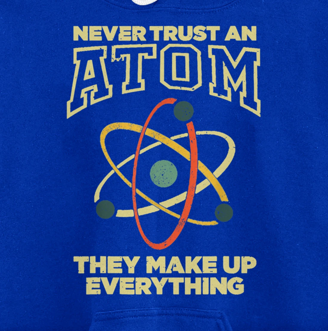 Funny Atom Art Men Women Stem Molecule Chemistry Pullover Hoodie