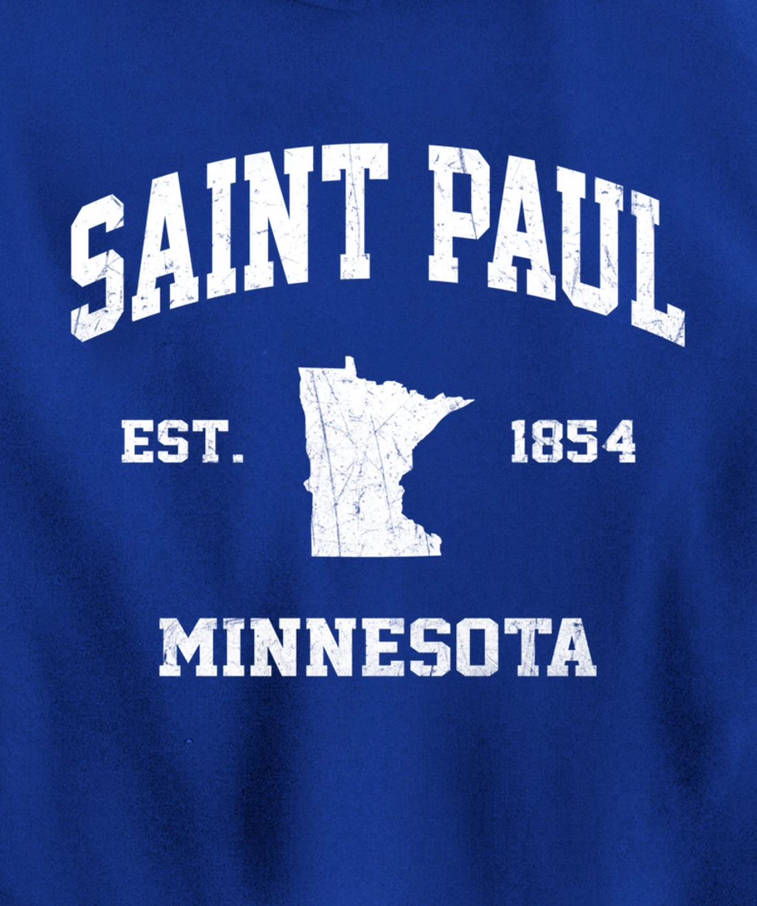 Saint Paul Minnesota MN vintage State Athletic Style Pullover Hoodie