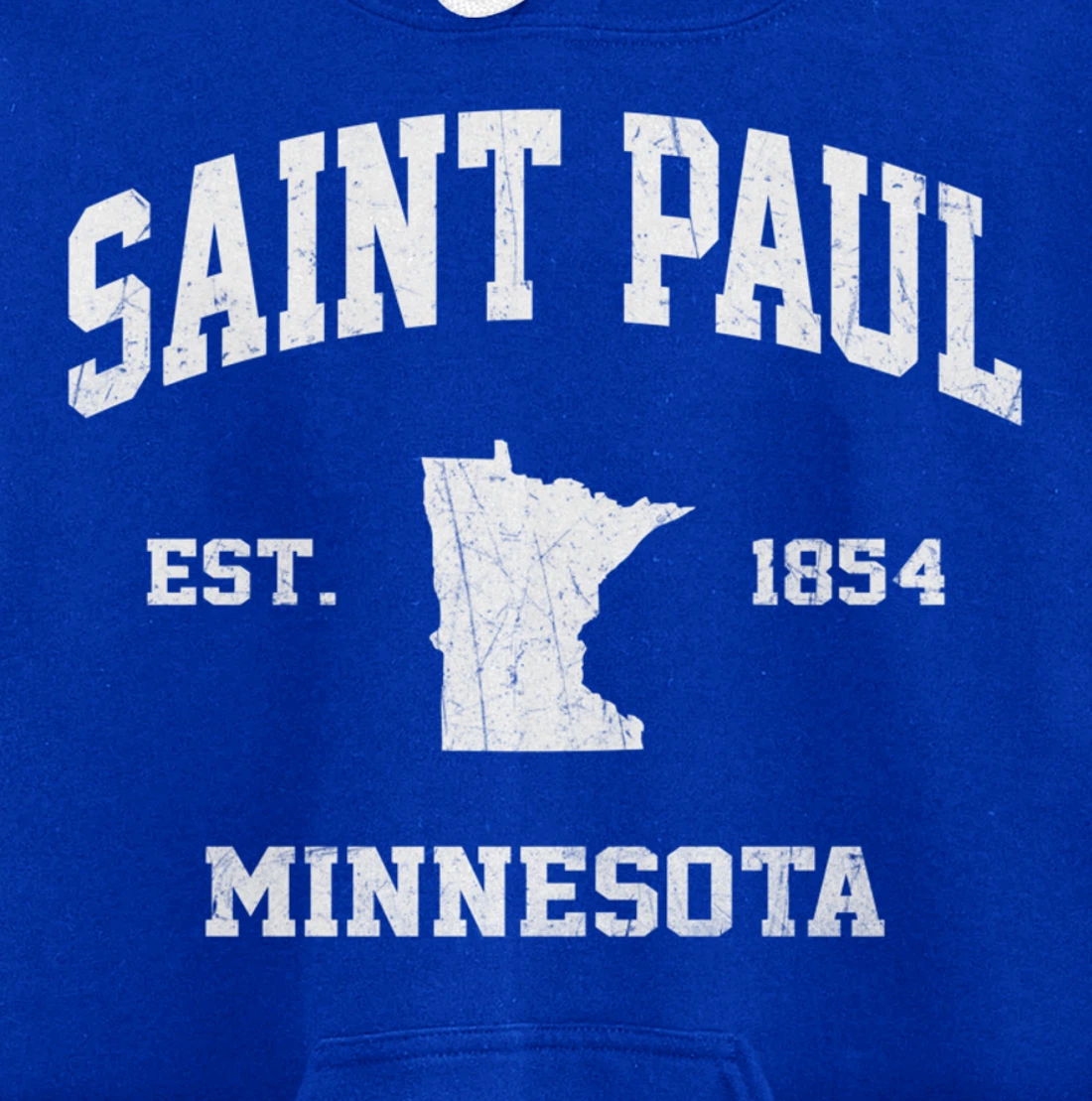 Saint Paul Minnesota MN vintage State Athletic Style Pullover Hoodie