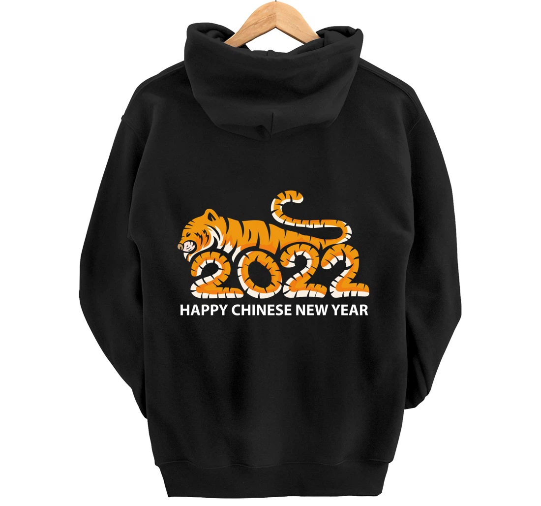 Year Of The Tiger 2022, Happy Chinese New Year Pullover Hoodie