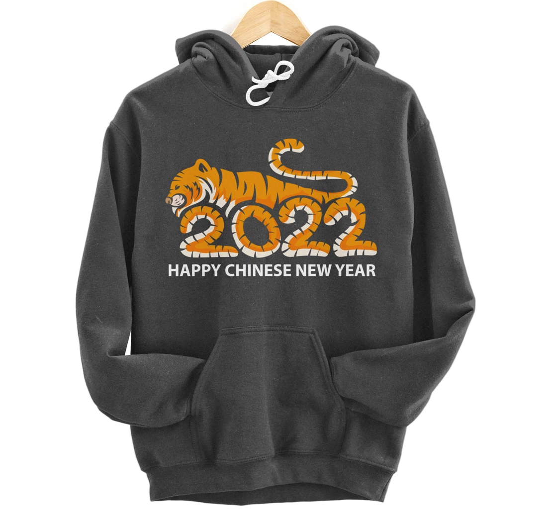 Year Of The Tiger 2022, Happy Chinese New Year Pullover Hoodie