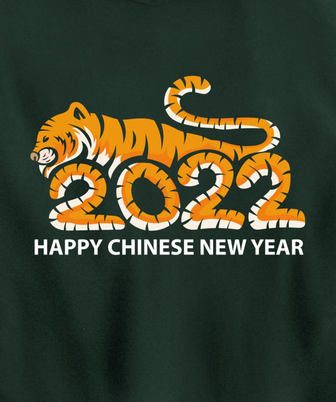 Year Of The Tiger 2022, Happy Chinese New Year Pullover Hoodie
