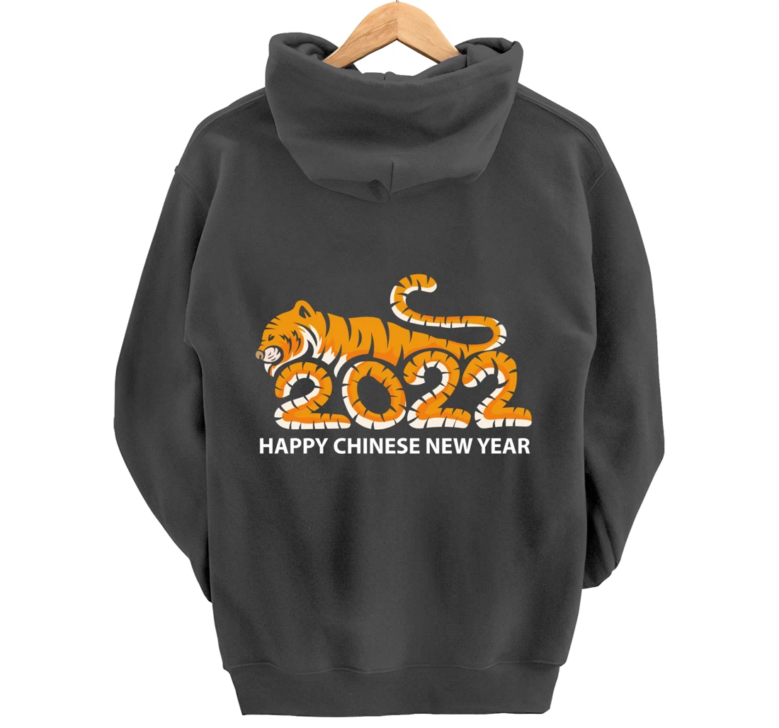 Year Of The Tiger 2022, Happy Chinese New Year Pullover Hoodie