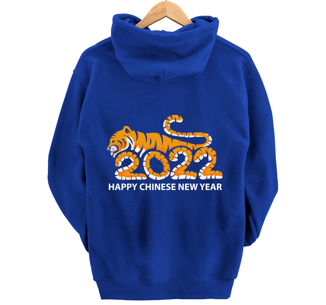 Year Of The Tiger 2022, Happy Chinese New Year Pullover Hoodie