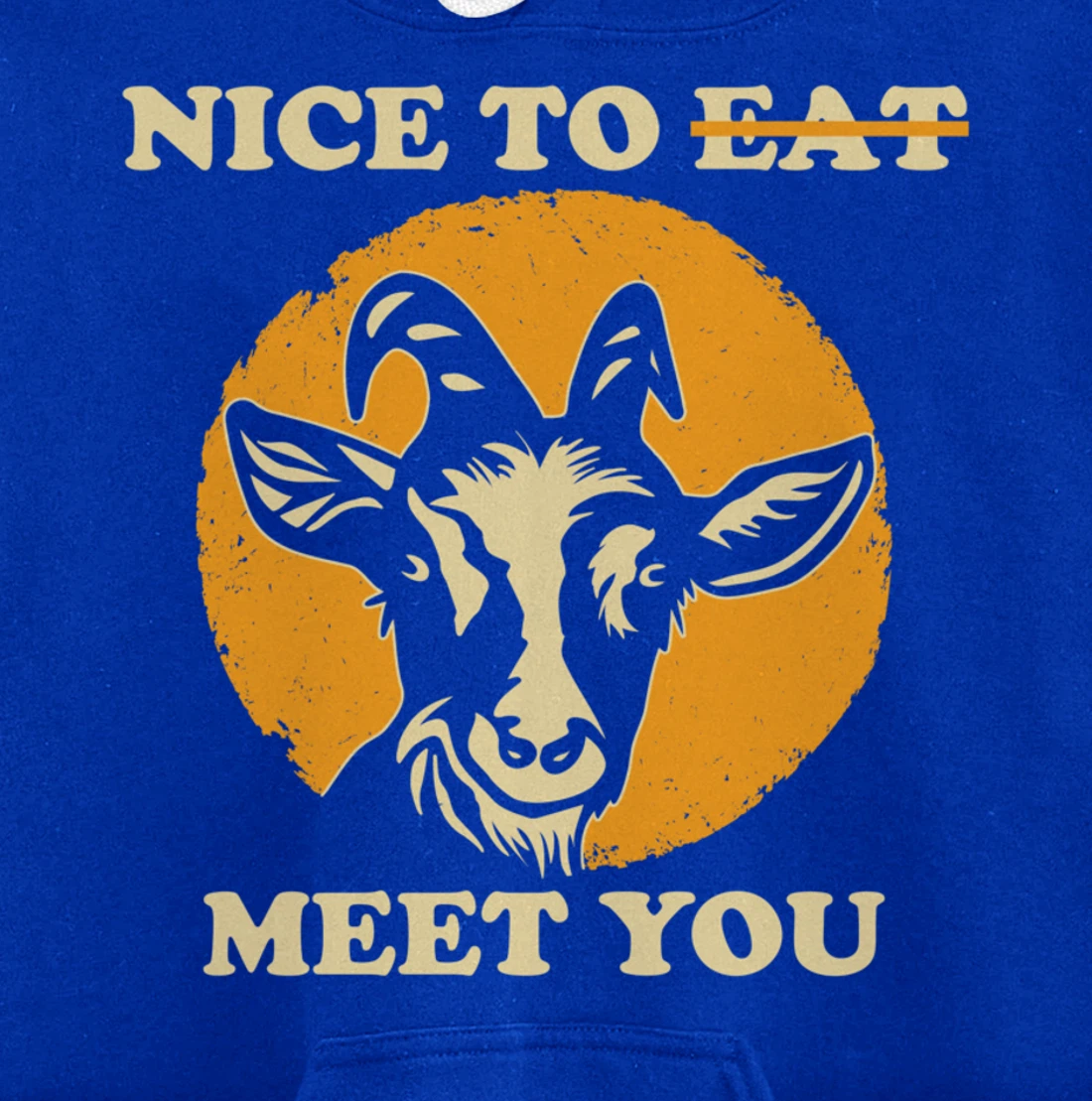 Support Animal Liberation Rights Vegan Activism Goat Art Pullover Hoodie