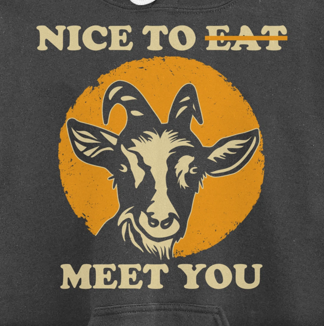 Support Animal Liberation Rights Vegan Activism Goat Art Pullover Hoodie