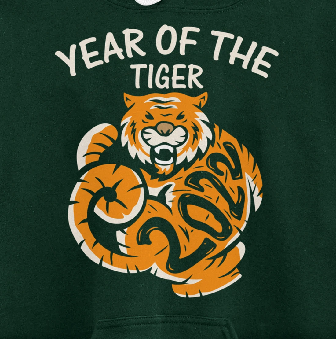 Year Of The Tiger 2022, Happy Chinese New Year Pullover Hoodie