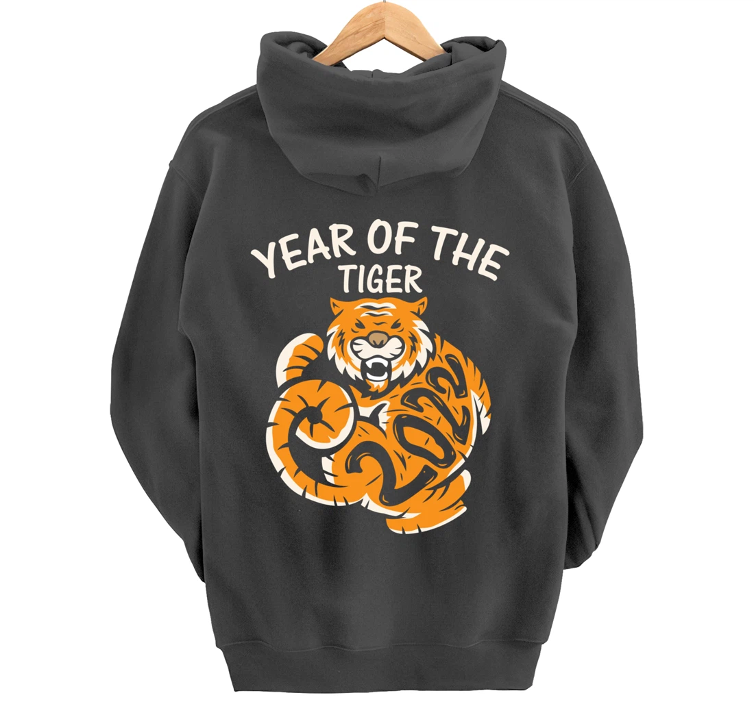Year Of The Tiger 2022, Happy Chinese New Year Pullover Hoodie
