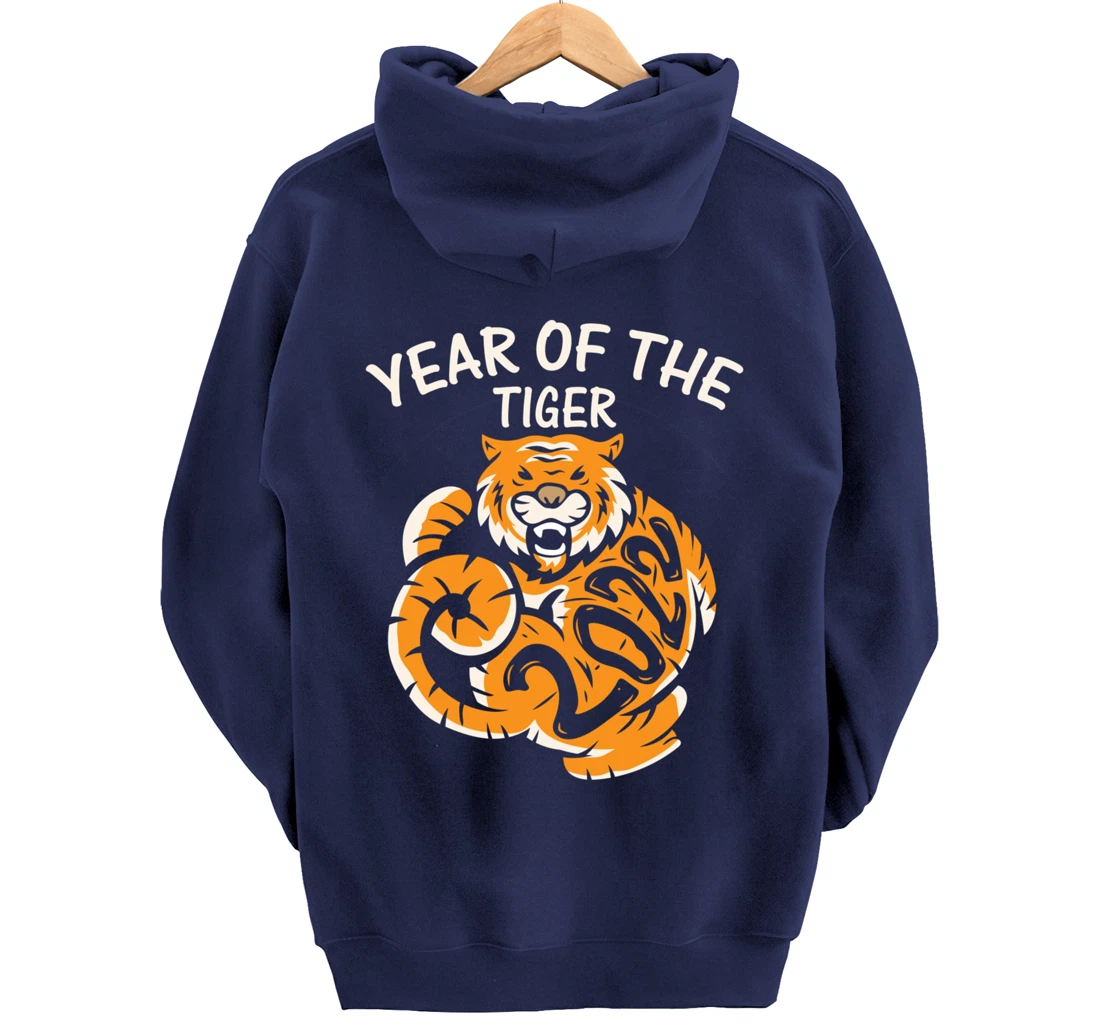 Year Of The Tiger 2022, Happy Chinese New Year Pullover Hoodie