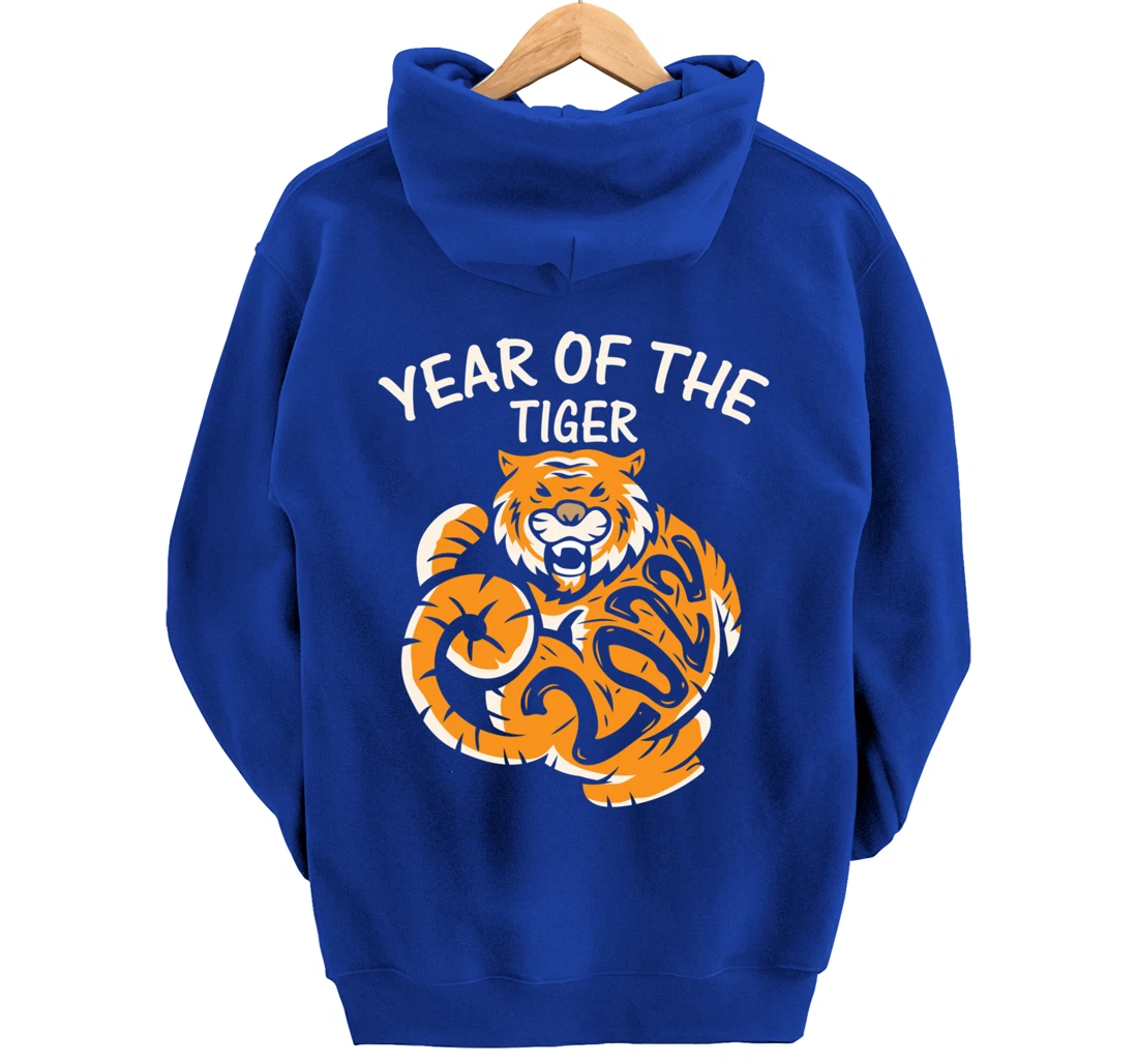 Year Of The Tiger 2022, Happy Chinese New Year Pullover Hoodie