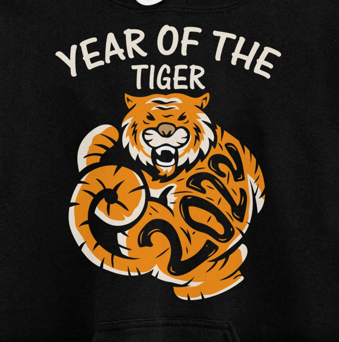Year Of The Tiger 2022, Happy Chinese New Year Pullover Hoodie