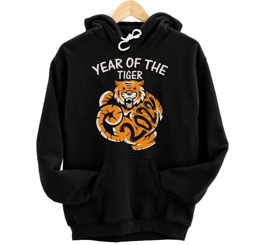 Year Of The Tiger 2022, Happy Chinese New Year Pullover Hoodie