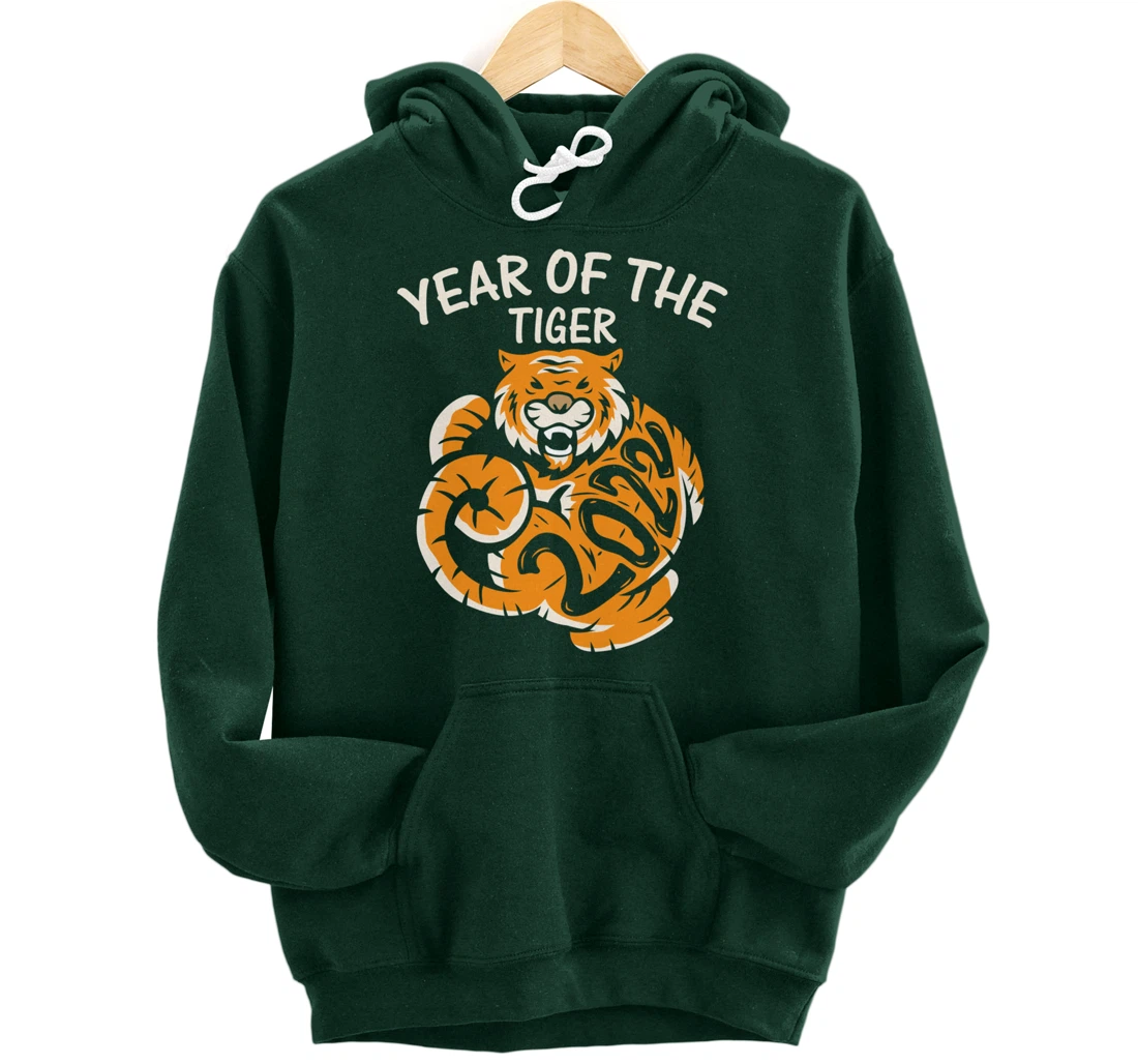 Year Of The Tiger 2022, Happy Chinese New Year Pullover Hoodie