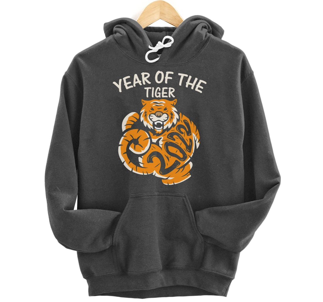 Year Of The Tiger 2022, Happy Chinese New Year Pullover Hoodie