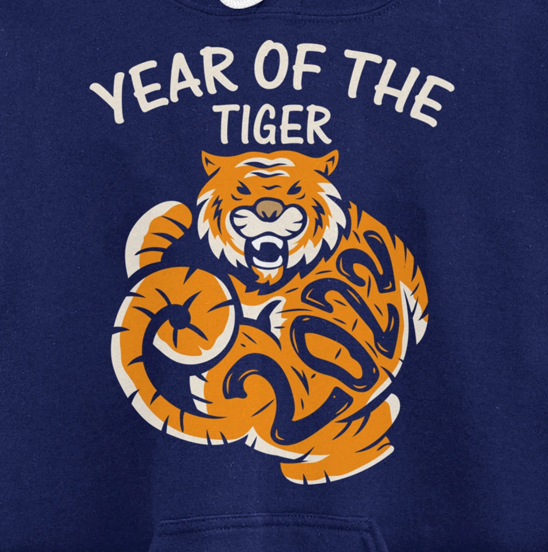 Year Of The Tiger 2022, Happy Chinese New Year Pullover Hoodie