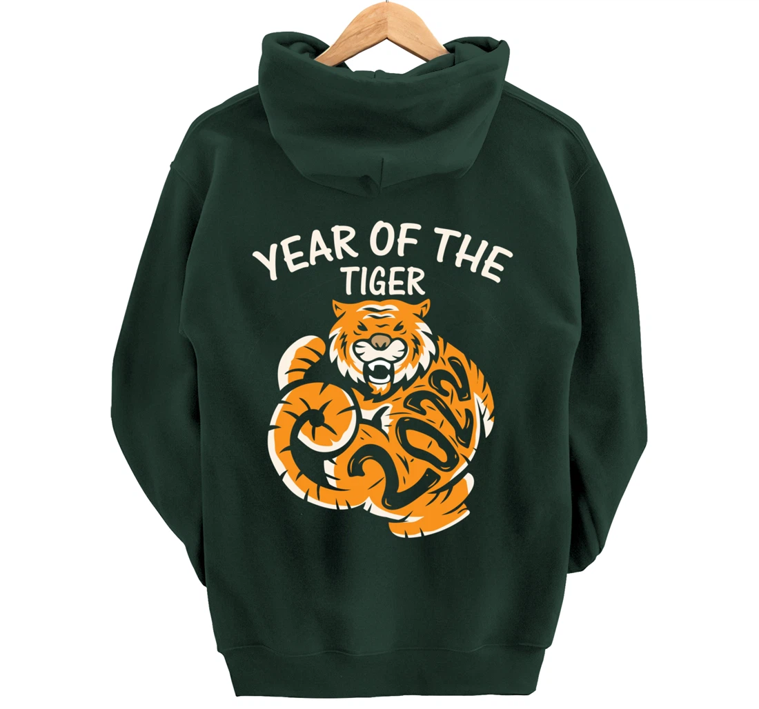 Year Of The Tiger 2022, Happy Chinese New Year Pullover Hoodie