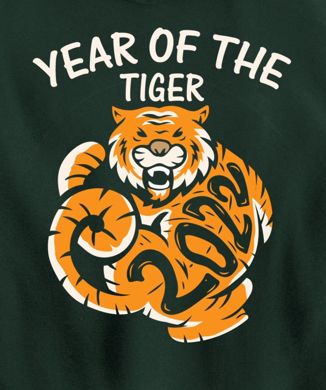 Year Of The Tiger 2022, Happy Chinese New Year Pullover Hoodie