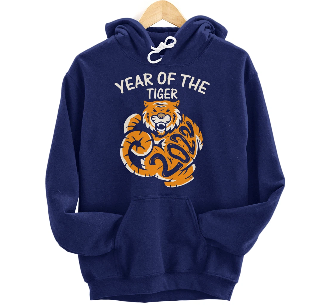Year Of The Tiger 2022, Happy Chinese New Year Pullover Hoodie