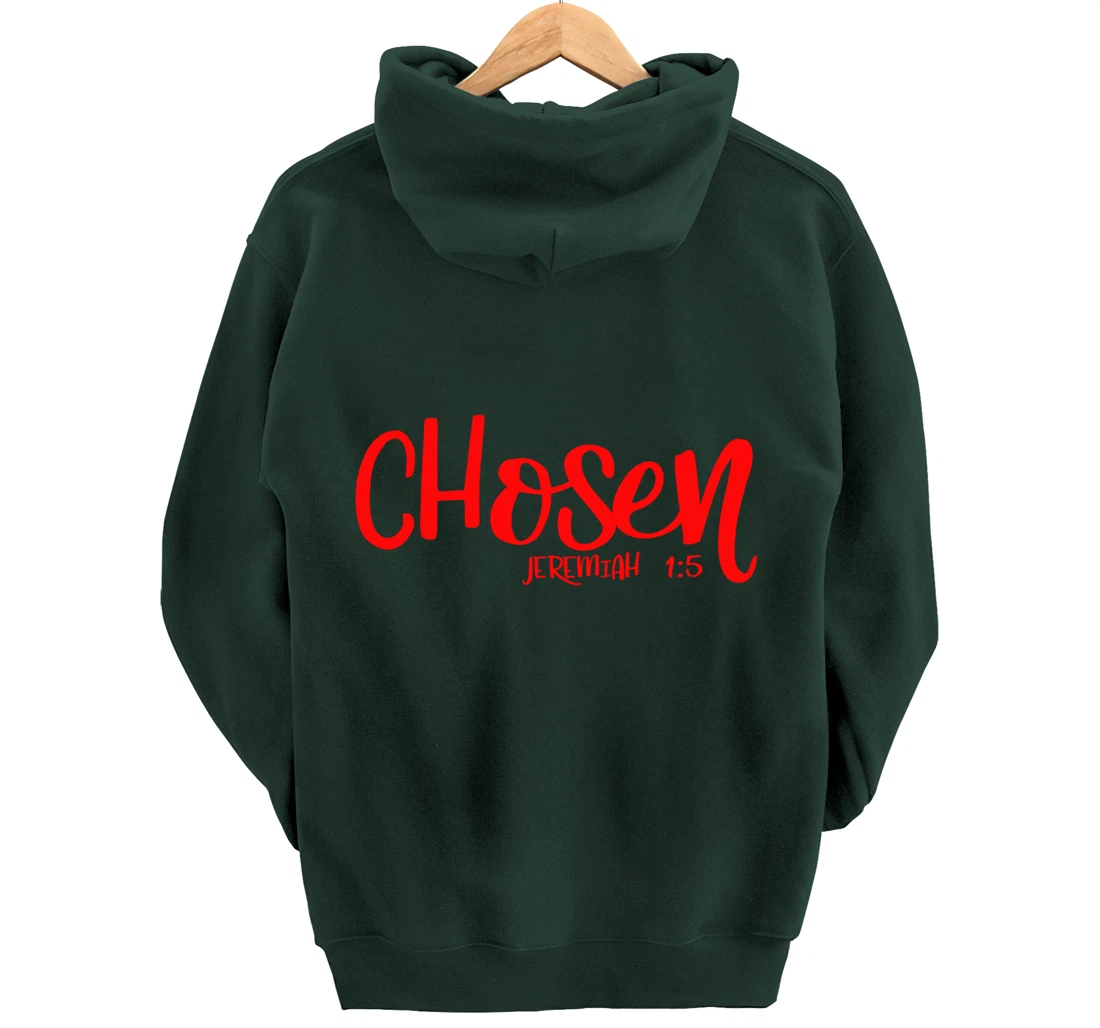 Chosen Jeremiah 1:5 Matching Friends Matching Family Groups Pullover Hoodie