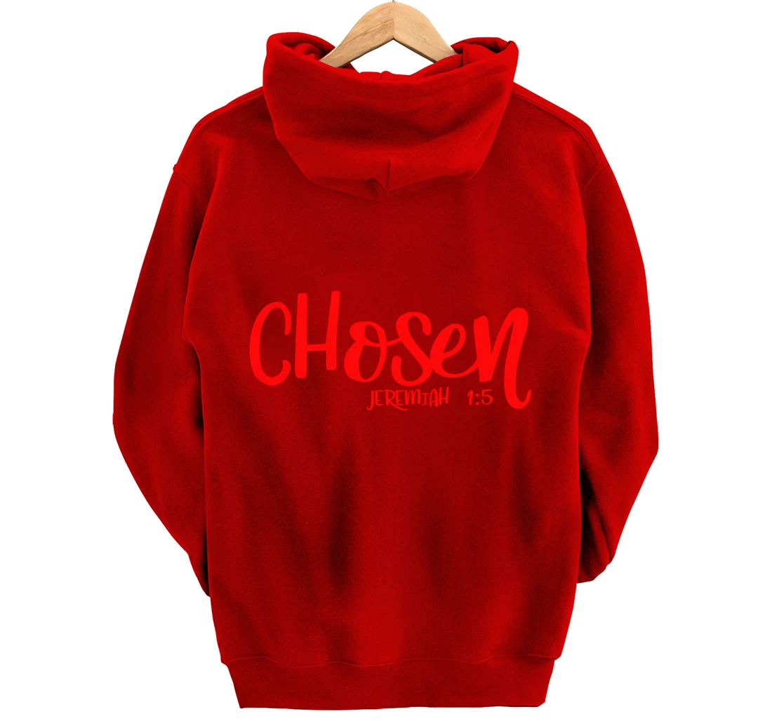 Chosen Jeremiah 1:5 Matching Friends Matching Family Groups Pullover Hoodie