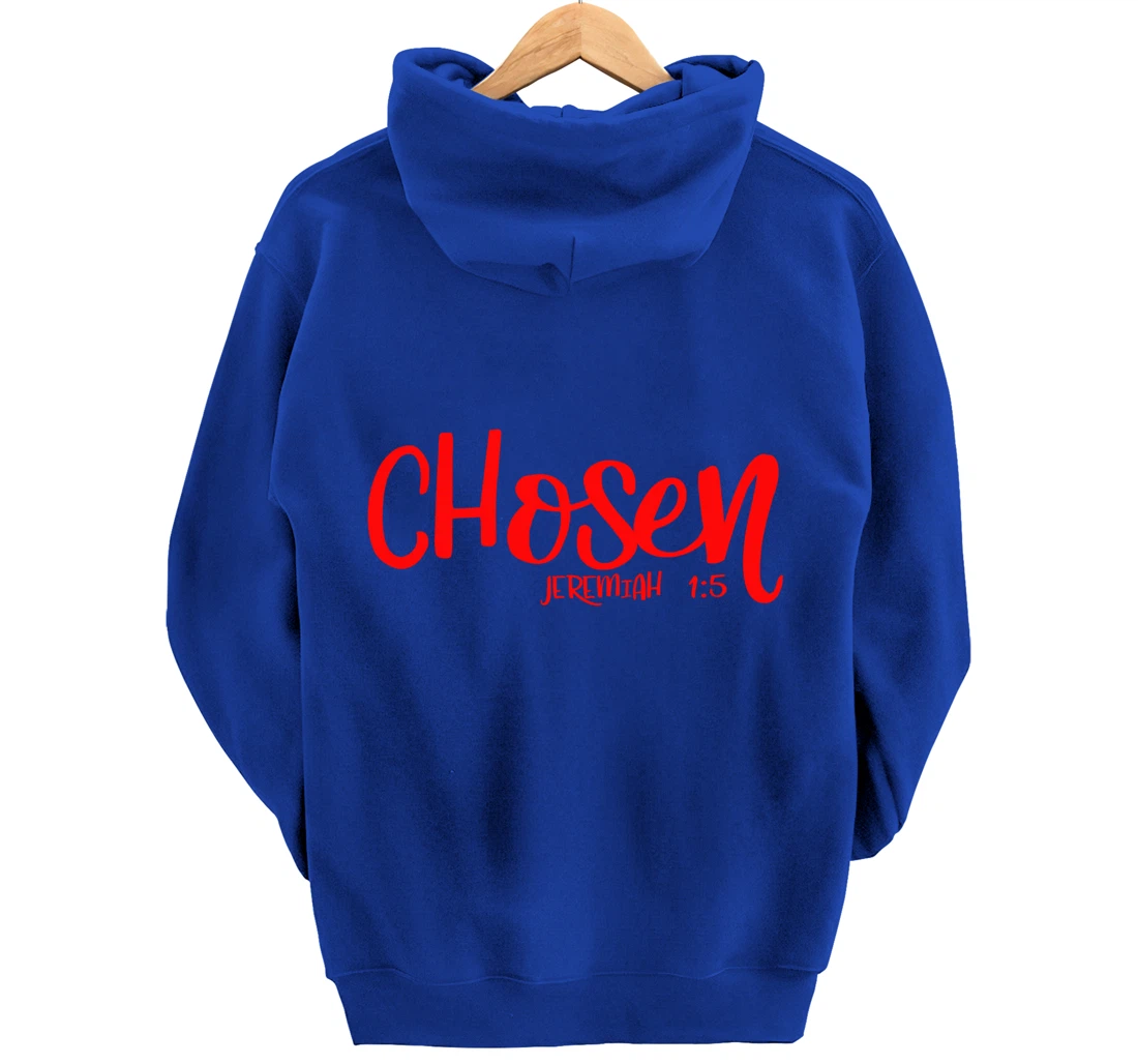 Chosen Jeremiah 1:5 Matching Friends Matching Family Groups Pullover Hoodie