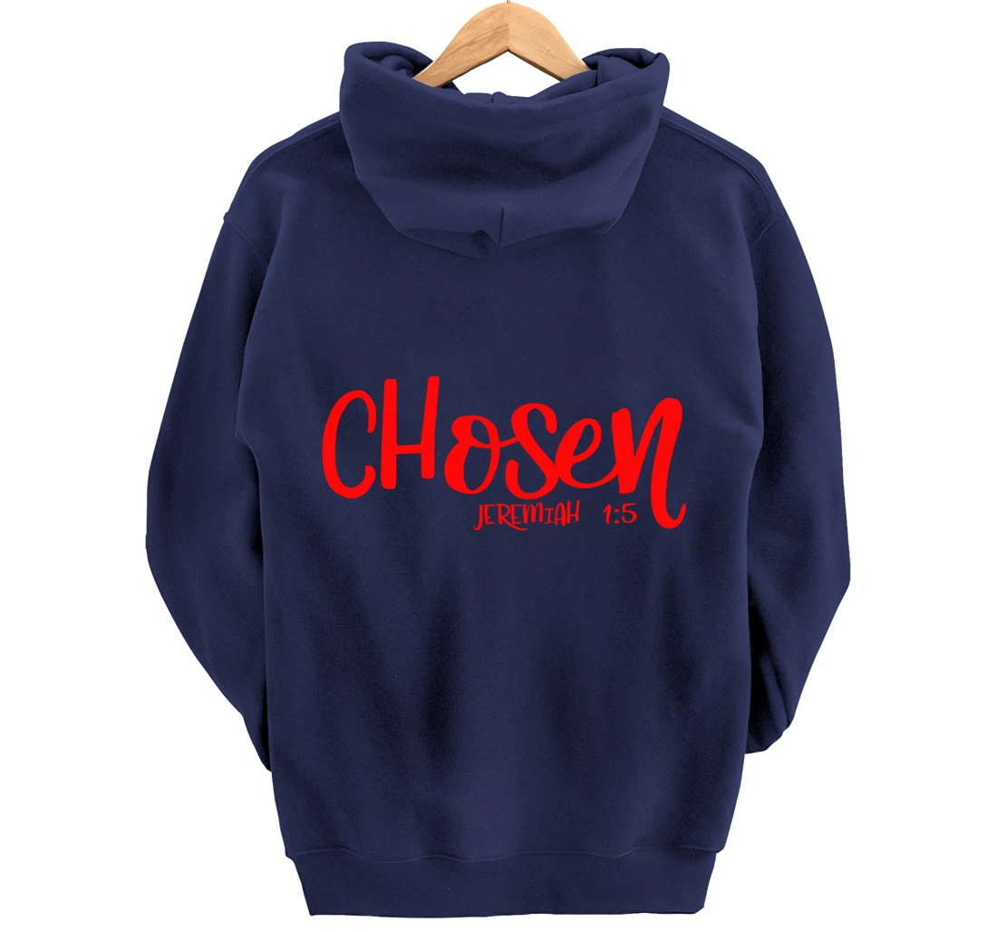 Chosen Jeremiah 1:5 Matching Friends Matching Family Groups Pullover Hoodie