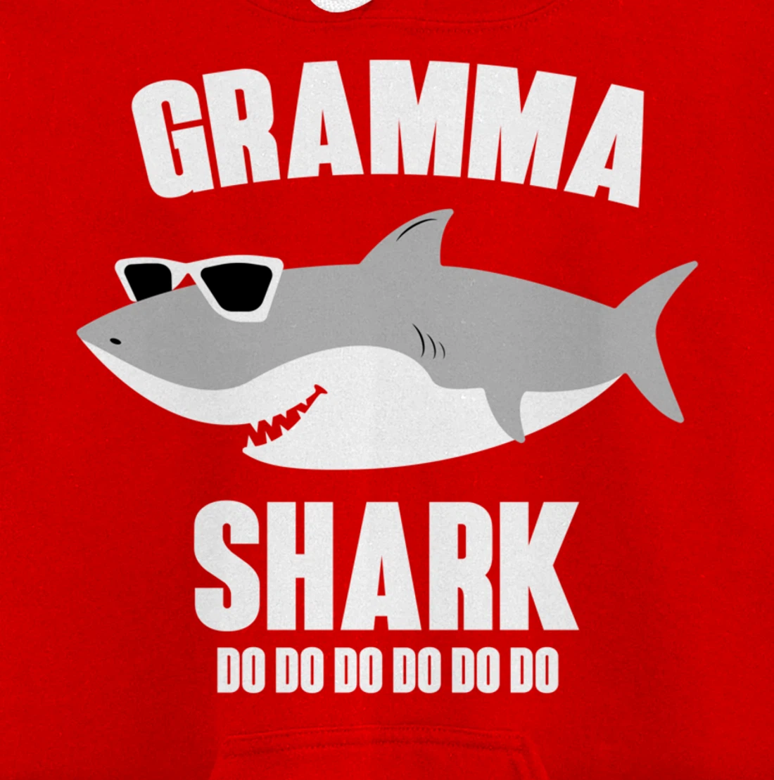 Gramma Shark Doo Doo Pullover Hoodie