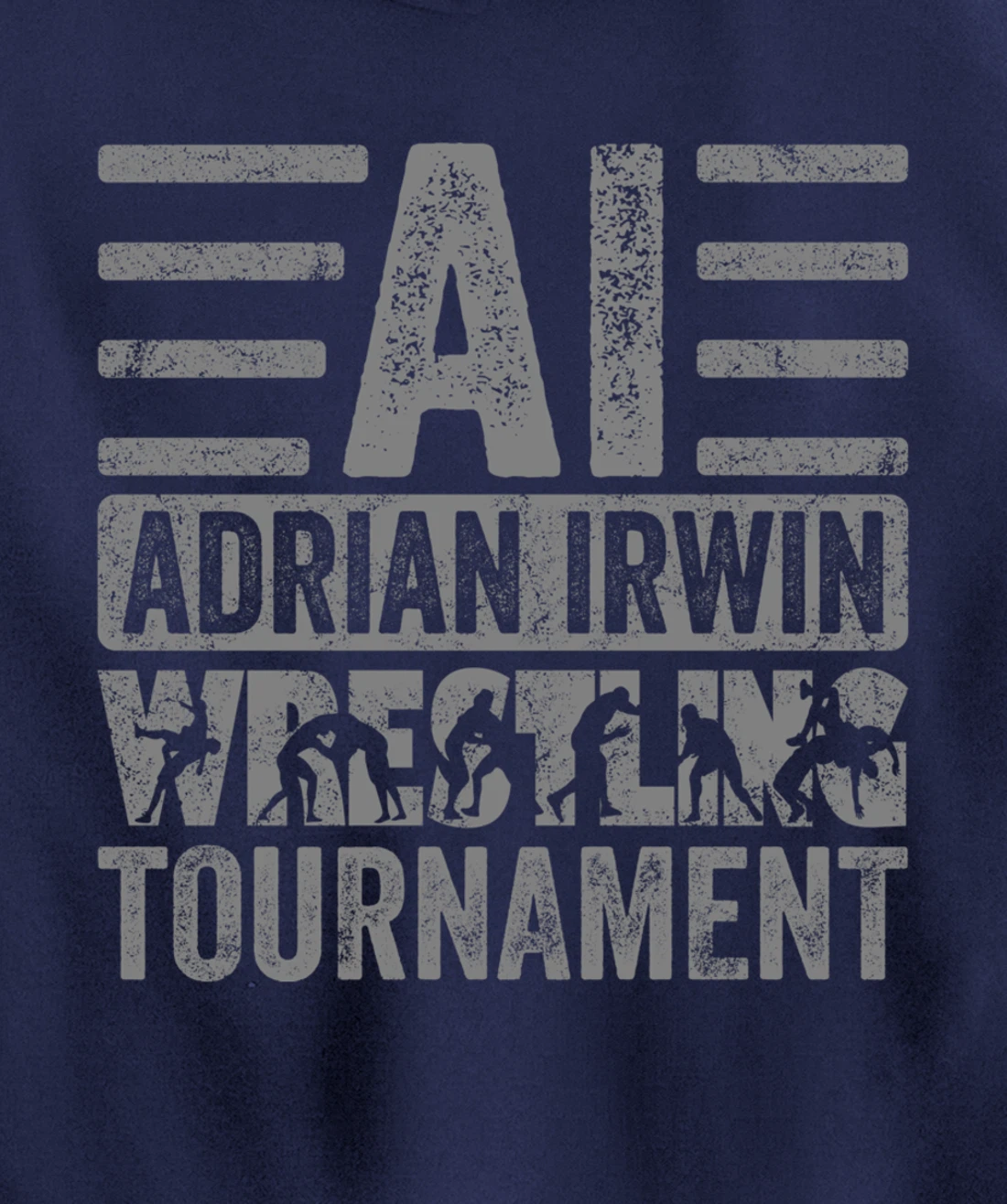 KGHLBSTQZWYVH #2 - Grey Font Pullover Hoodie