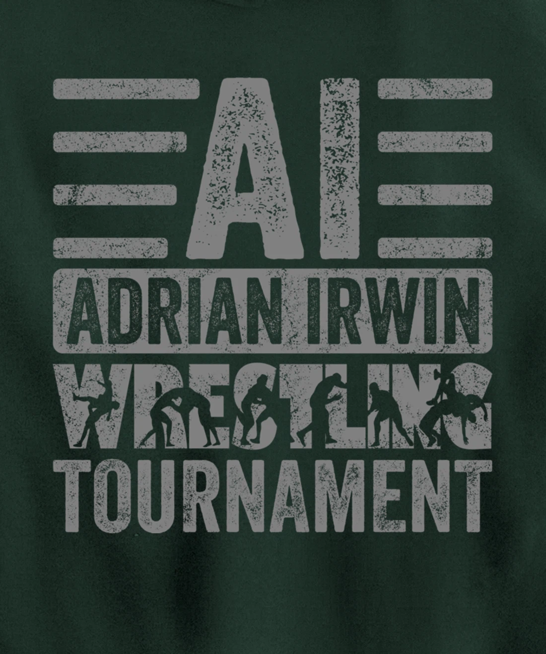 KGHLBSTQZWYVH #2 - Grey Font Pullover Hoodie