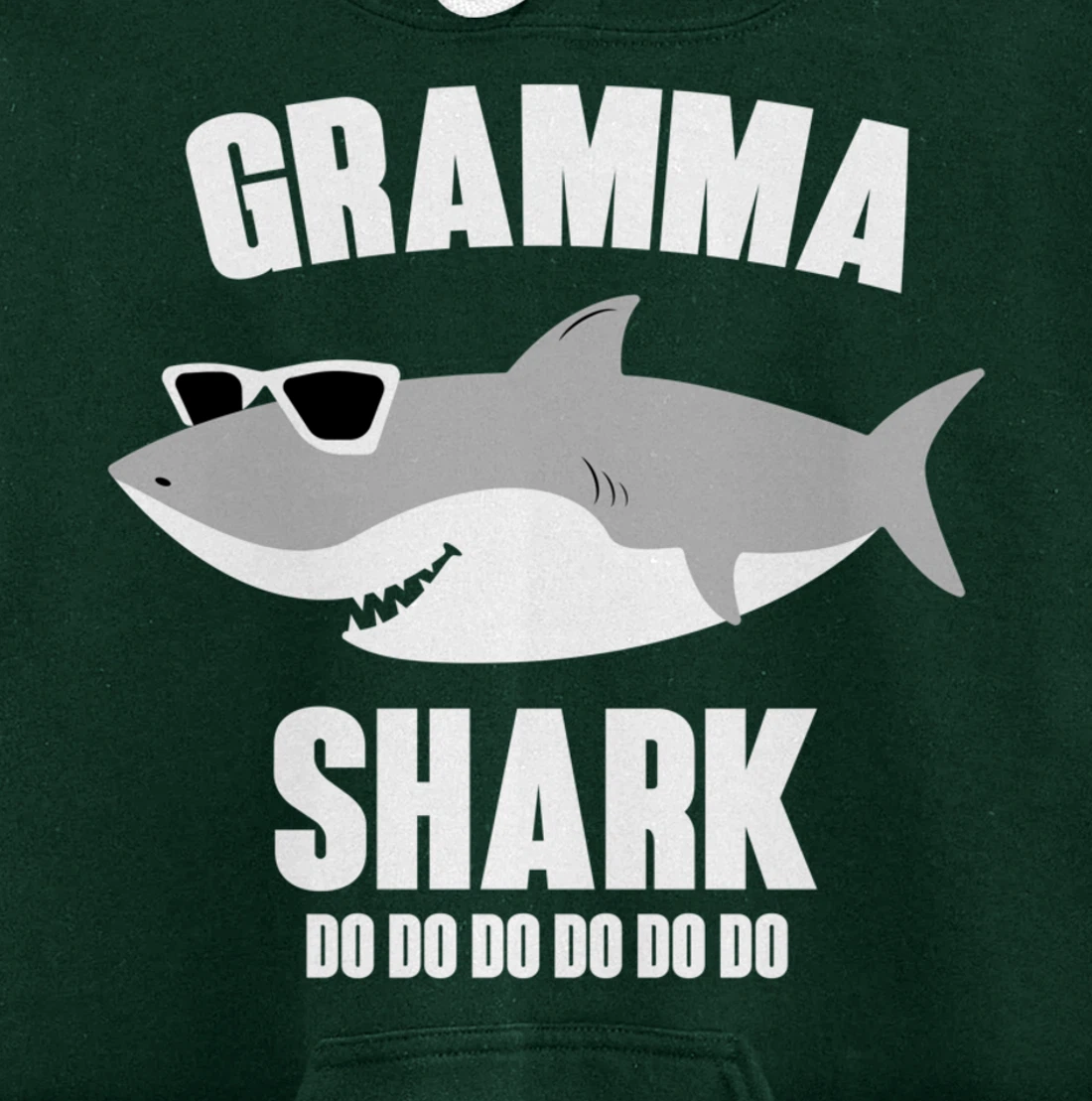 Gramma Shark Doo Doo Pullover Hoodie