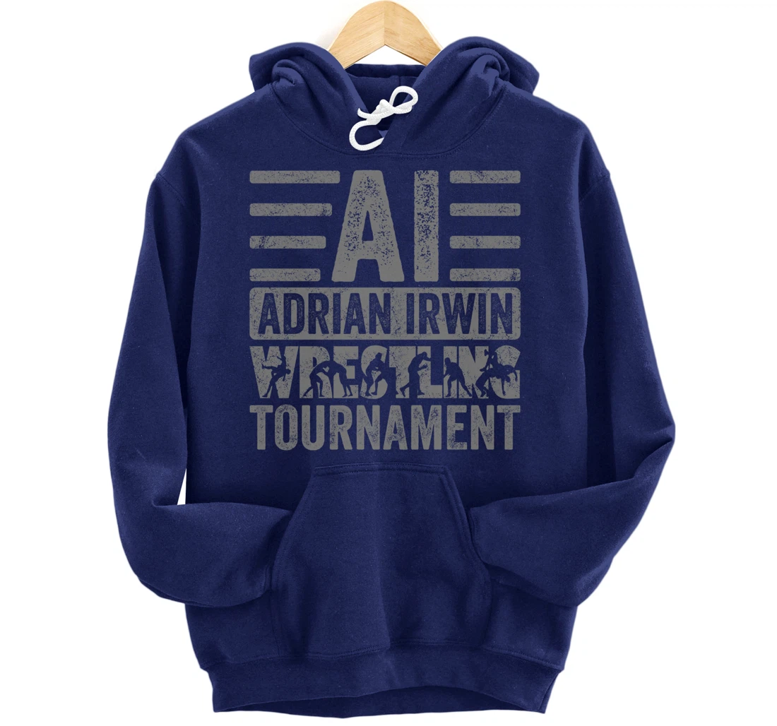 KGHLBSTQZWYVH #2 - Grey Font Pullover Hoodie