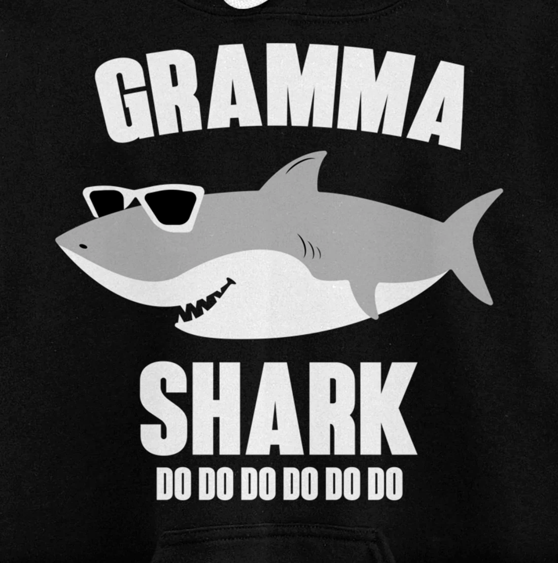 Gramma Shark Doo Doo Pullover Hoodie