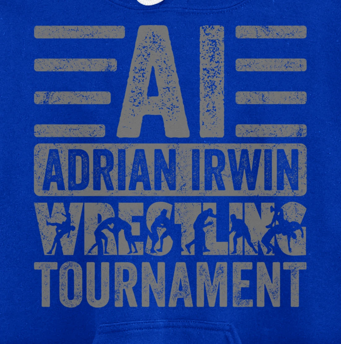 KGHLBSTQZWYVH #2 - Grey Font Pullover Hoodie