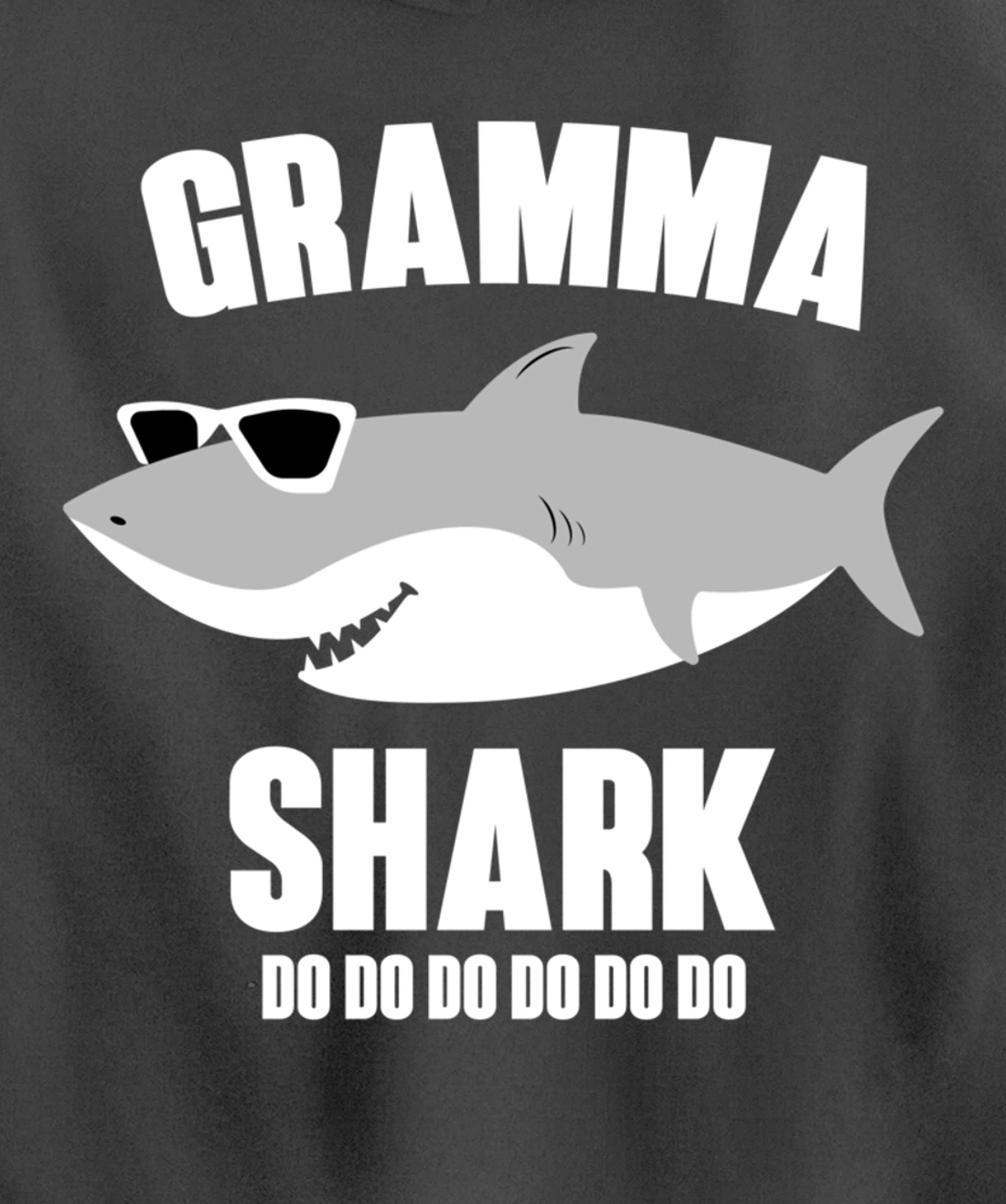 Gramma Shark Doo Doo Pullover Hoodie