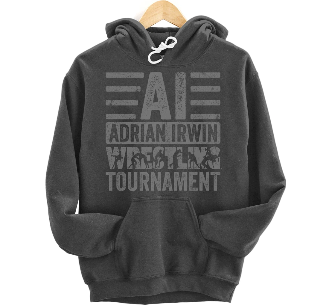 KGHLBSTQZWYVH #2 - Grey Font Pullover Hoodie