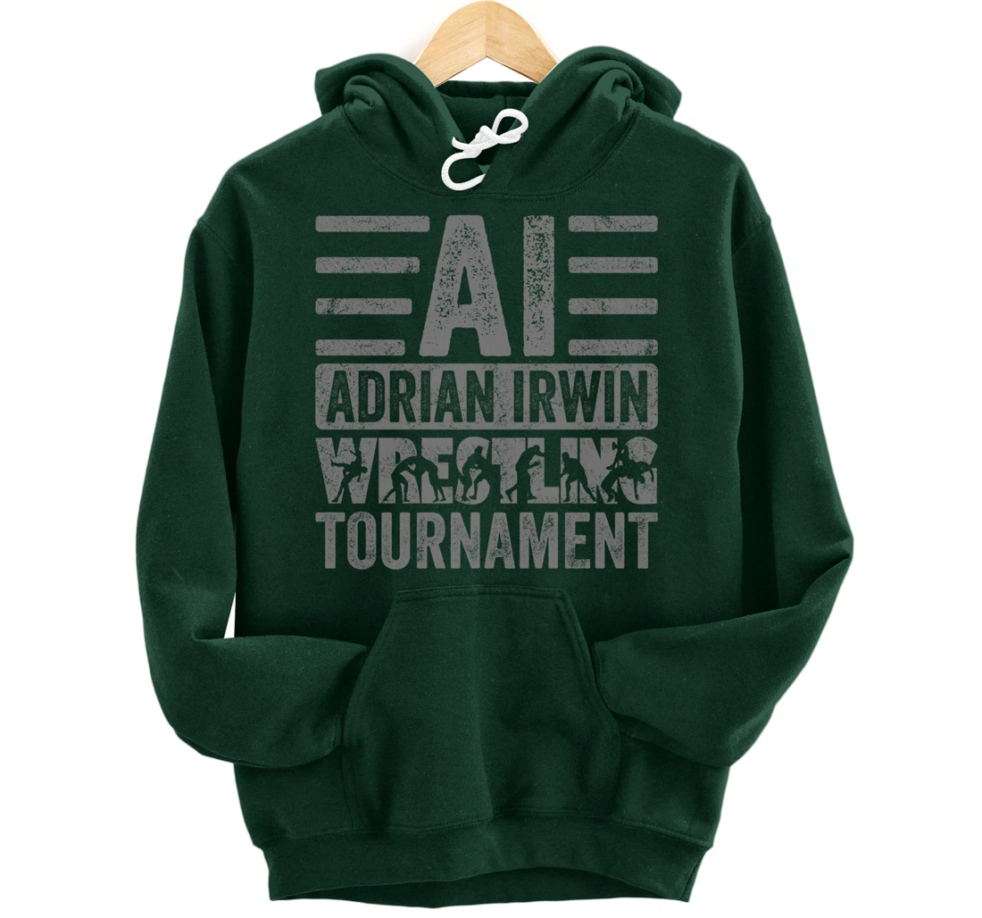 KGHLBSTQZWYVH #2 - Grey Font Pullover Hoodie