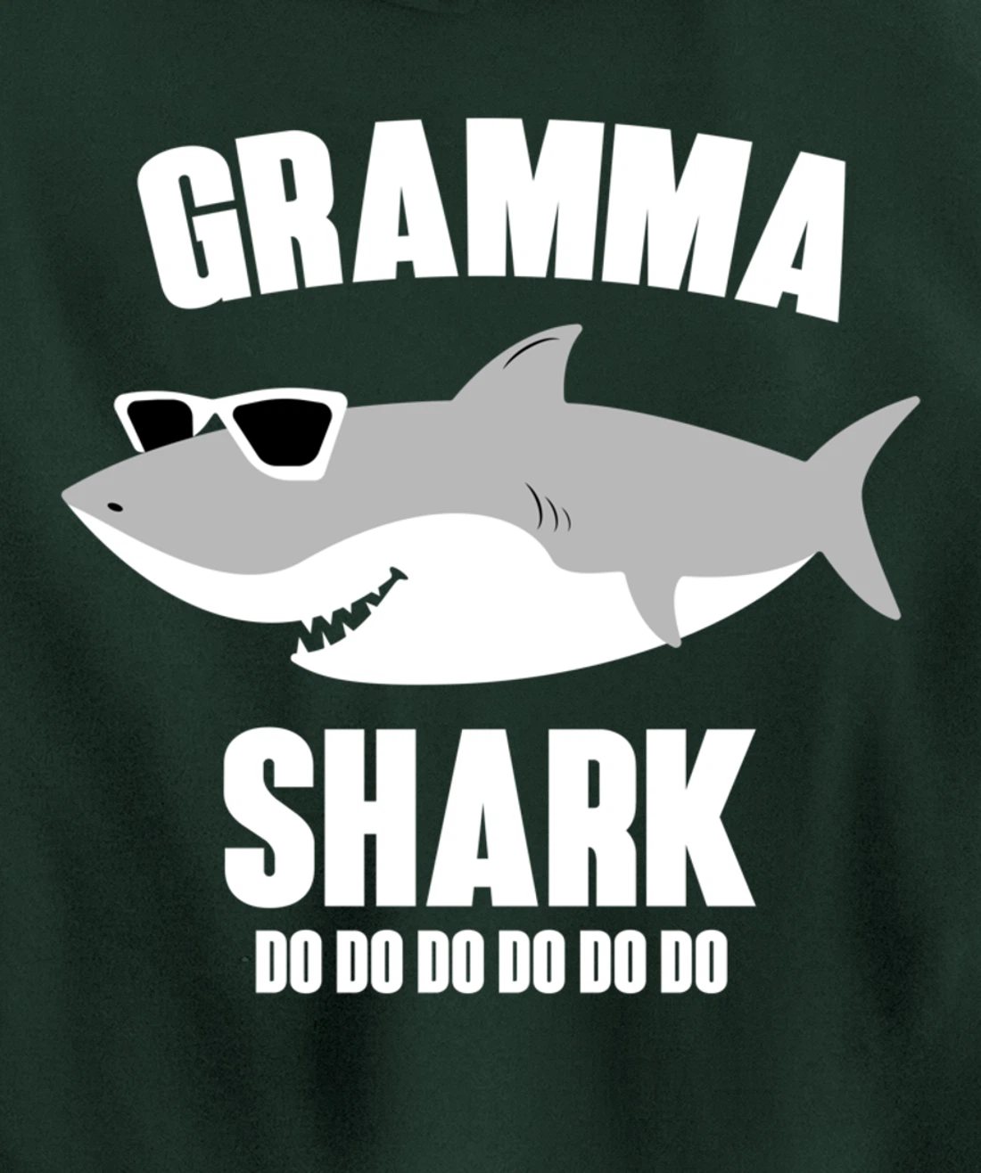 Gramma Shark Doo Doo Pullover Hoodie