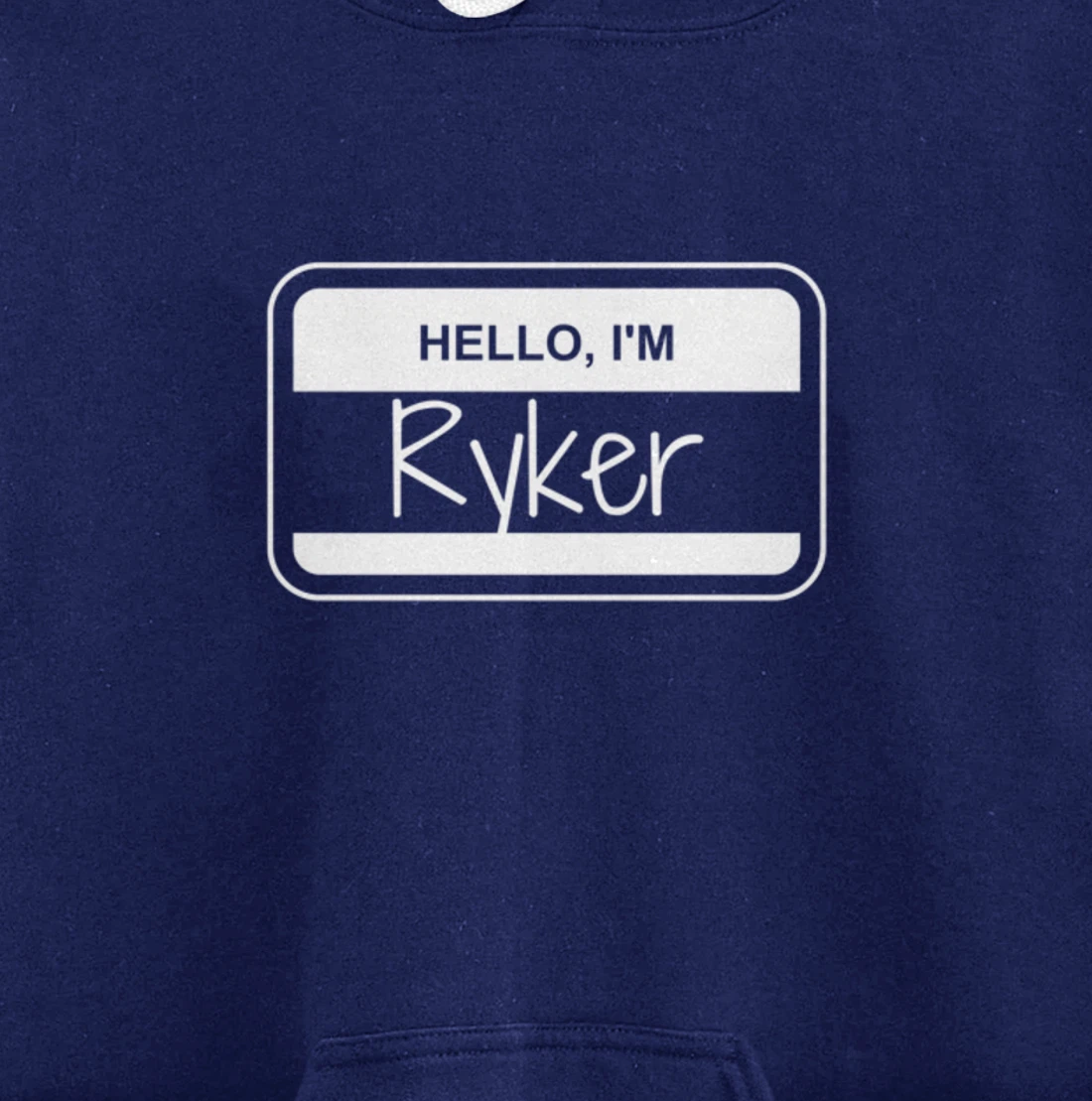 Ryker Name Tag My Name is Ryker Popular Name Tag Pullover Hoodie