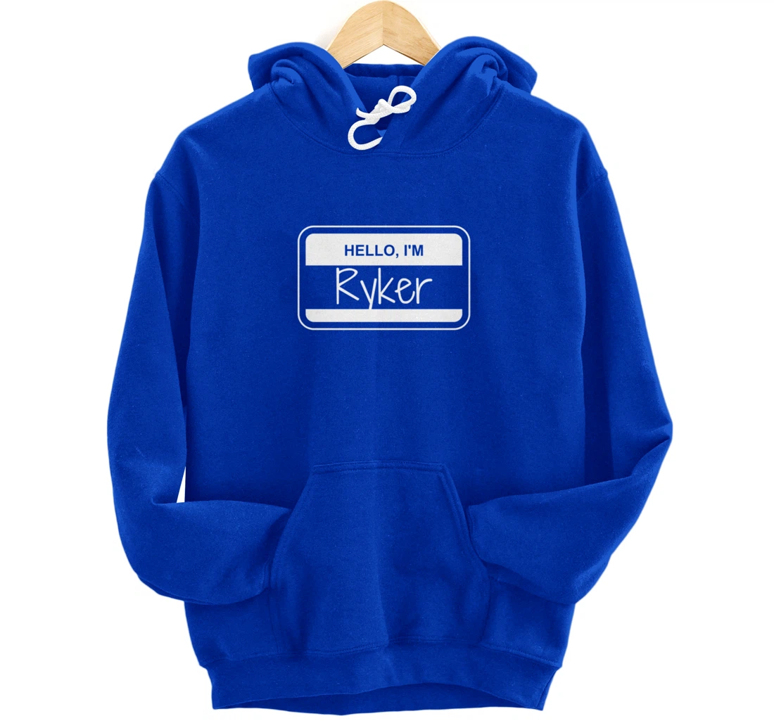 Ryker Name Tag My Name is Ryker Popular Name Tag Pullover Hoodie