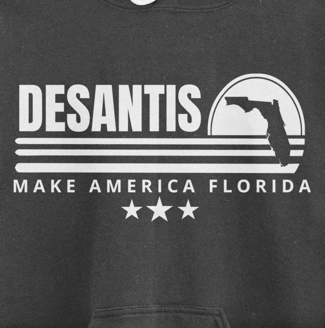 DeSantis Make America Florida - 2024 Election Campaign Pullover Hoodie