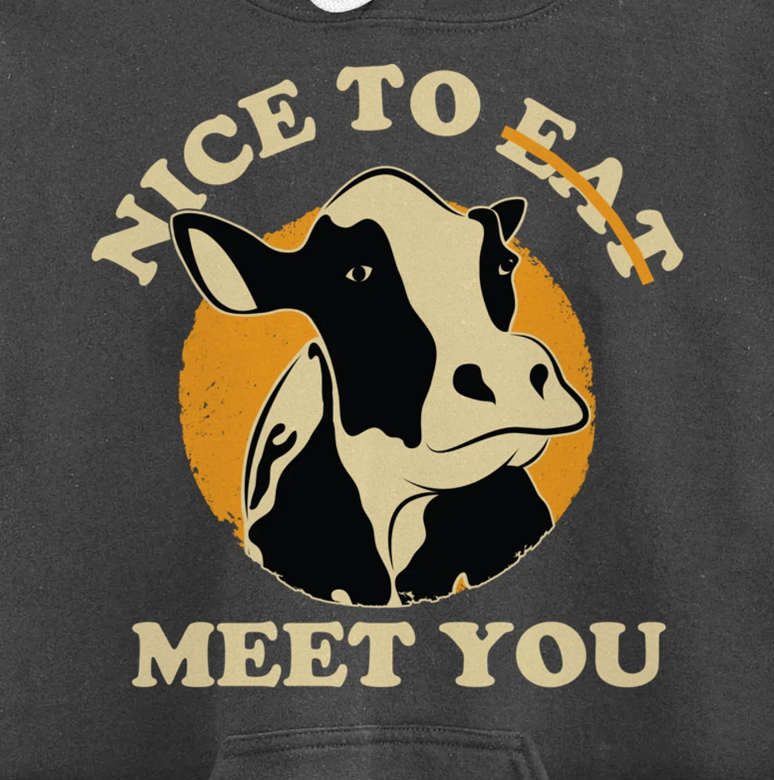 Support Animal Liberation Rights Vegan Activism Cow Graphic Pullover Hoodie