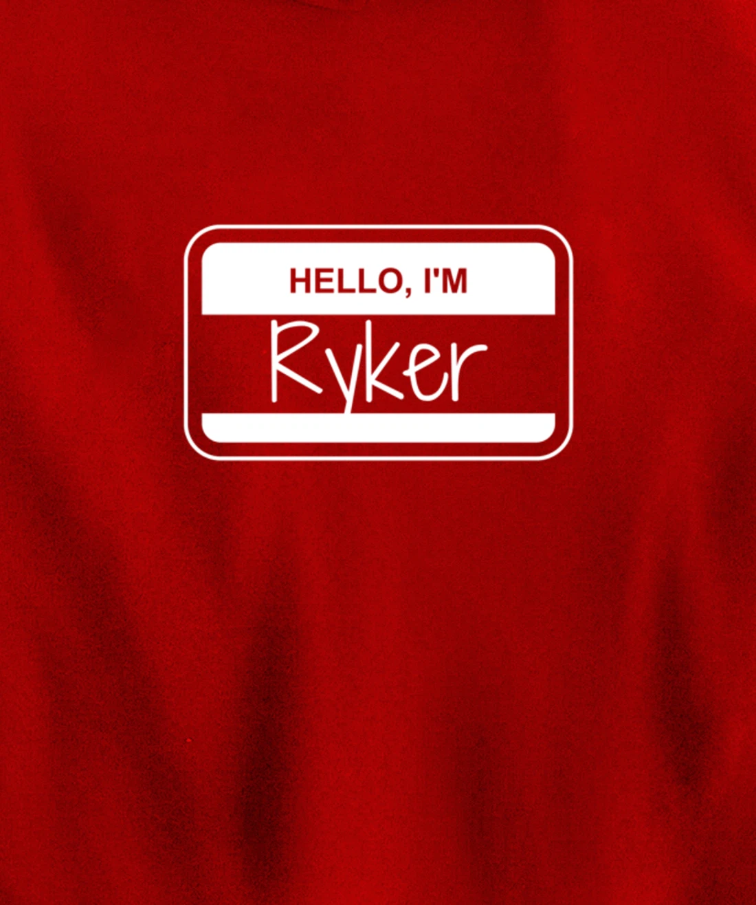 Ryker Name Tag My Name is Ryker Popular Name Tag Pullover Hoodie