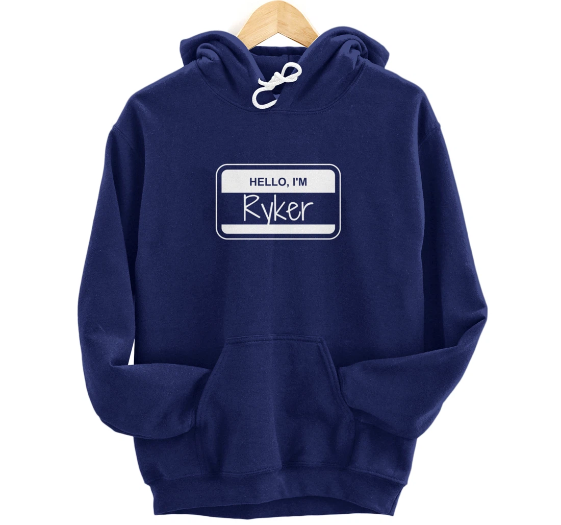 Ryker Name Tag My Name is Ryker Popular Name Tag Pullover Hoodie