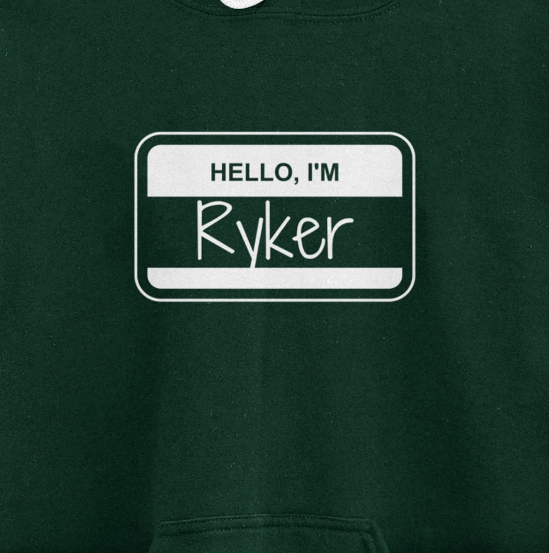 Ryker Name Tag My Name is Ryker Popular Name Tag Pullover Hoodie