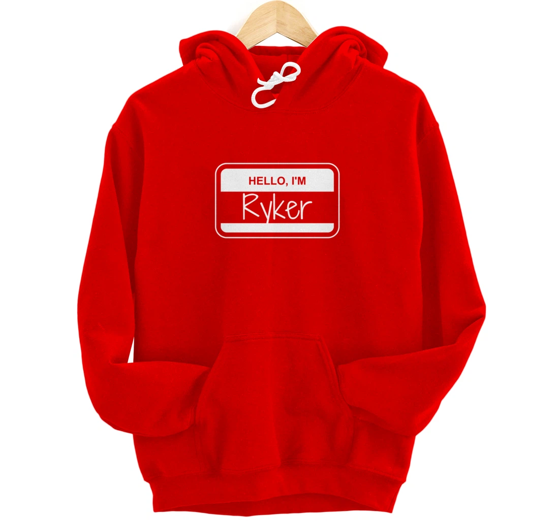 Ryker Name Tag My Name is Ryker Popular Name Tag Pullover Hoodie