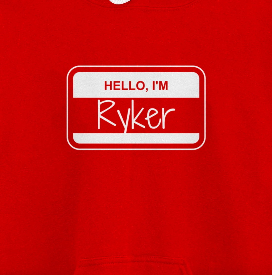 Ryker Name Tag My Name is Ryker Popular Name Tag Pullover Hoodie