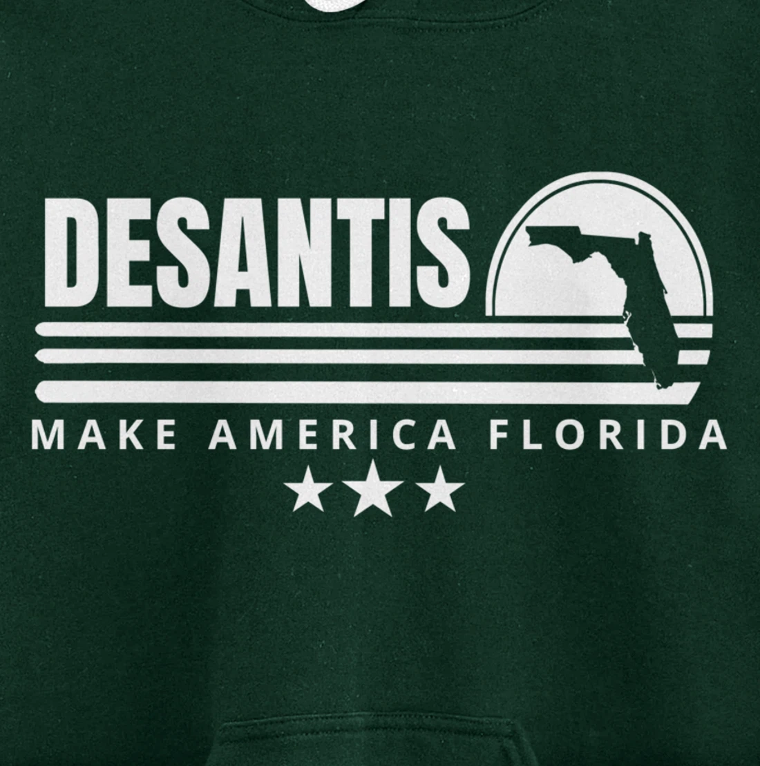 DeSantis Make America Florida - 2024 Election Campaign Pullover Hoodie